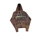 Hellstar Hoodie Brown Graffiti