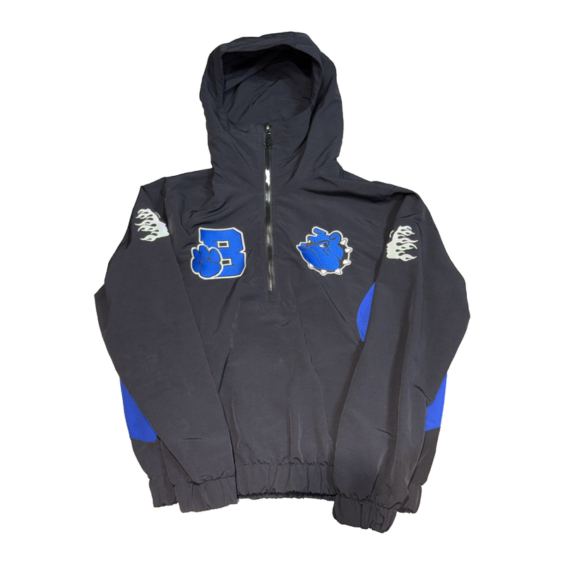 Hellstar Windbreaker Nylon Black/Blue Burbank Exclusive
