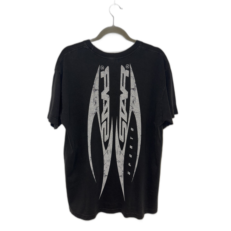 Hellstar Tee Black Running Man Wings