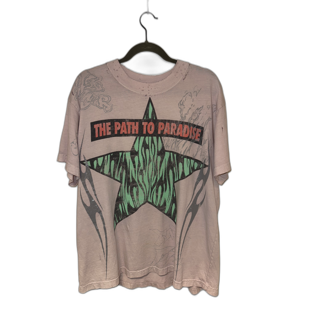 Hellstar Tee Pink Path 2 Paradise Glitter Flame