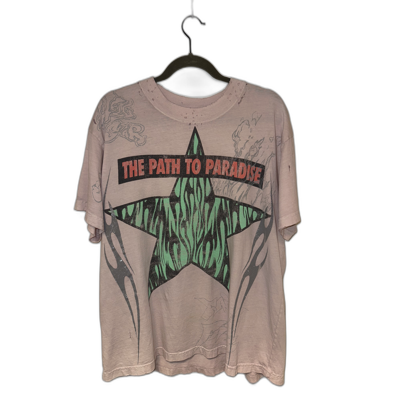 Hellstar Tee Pink Path 2 Paradise Glitter Flame