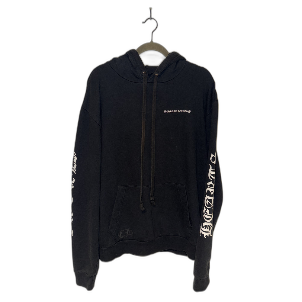 Chrome Hearts Hoodie Black Spinal Cross
