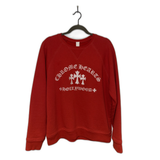 Chrome Hearts Crewneck Triple Cross Red Embroidered