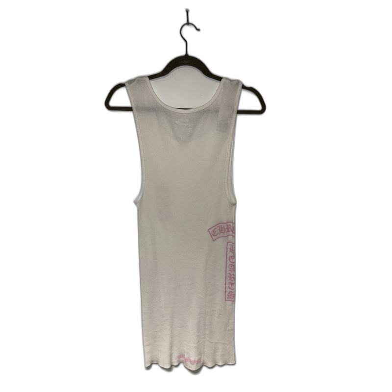 Chrome Hearts Tank Top White Pink