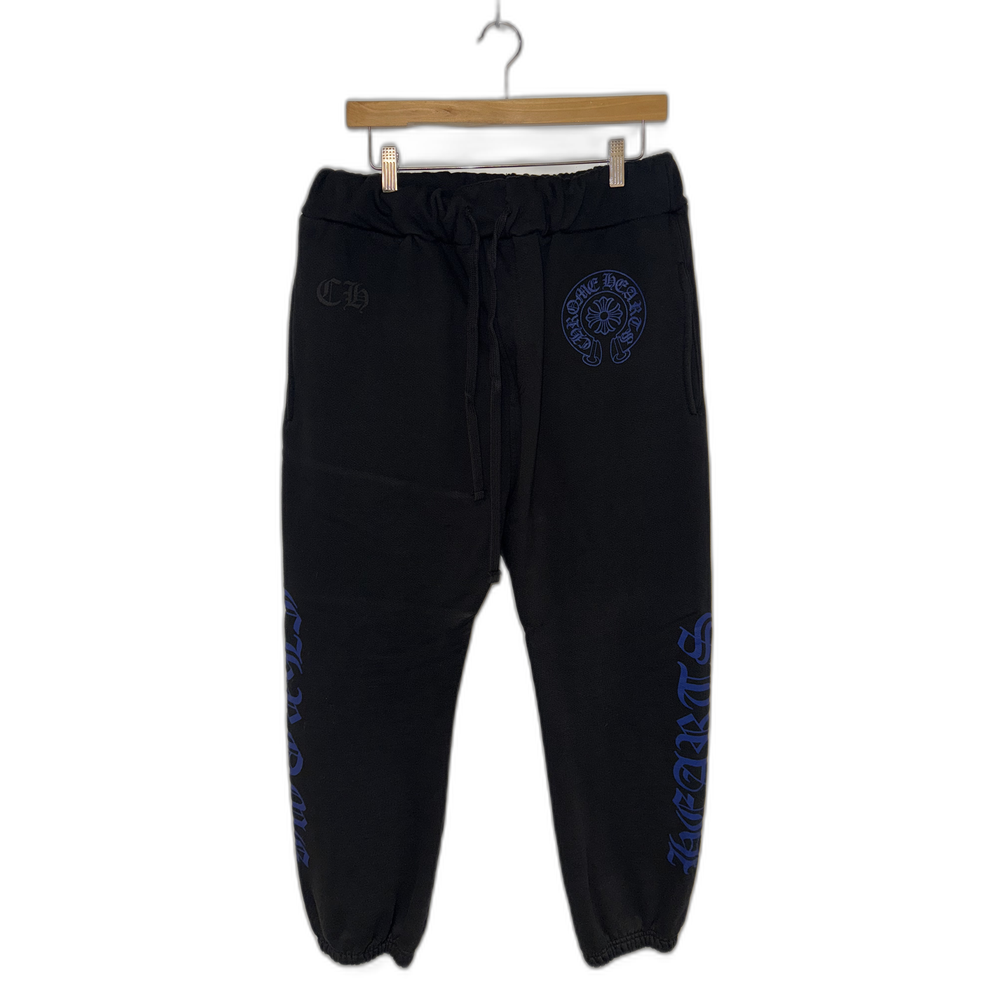 Chrome Hearts Sweats Black Blue Horseshoe