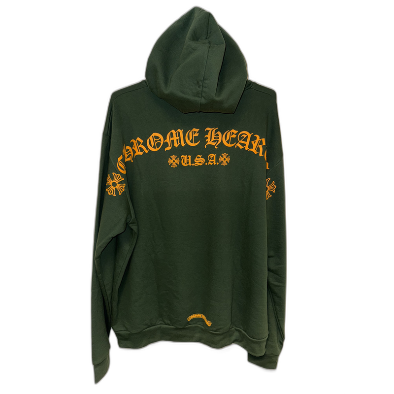 Chrome Hearts Hoodie Green/Yellow