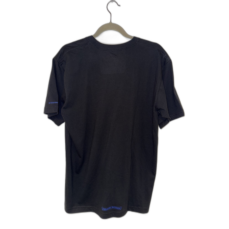 Chrome Hearts Tee Black Blue Neck Logo