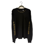 Chrome Hearts L/S Tee Black Olive Neck Logo *Chrome Hearts*