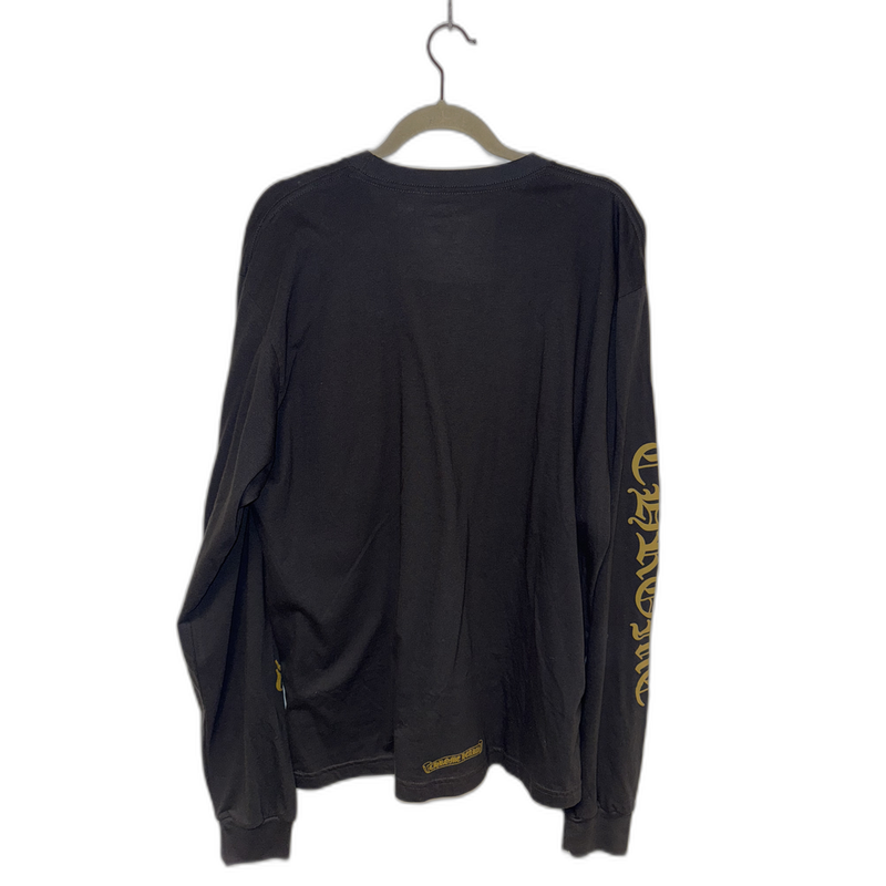 Chrome Hearts L/S Tee Black Olive Neck Logo *Chrome Hearts*