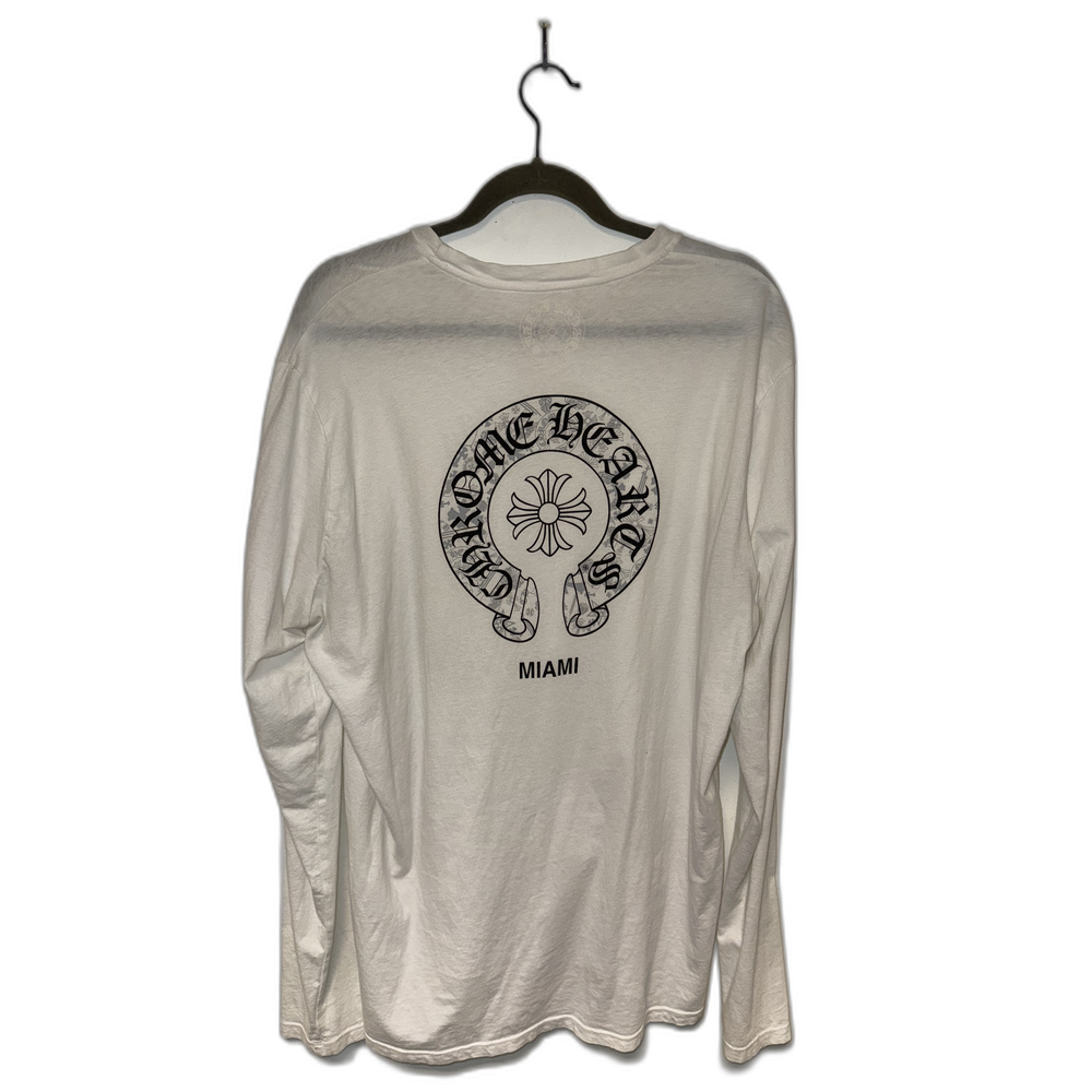 Chrome Hearts L/S Tee White Miami *EMPLOYEE EXCLUSIVE*