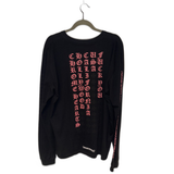 Chrome Hearts L/S Tee Black/Pink Hollywood