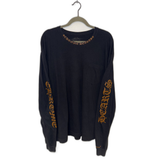 Chrome Hearts L/S Tee Black Bronze Neck Logo