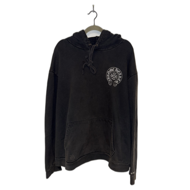 Chrome Hearts Hoodie Black Glitter Print