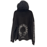 Chrome Hearts Hoodie Black Glitter Print