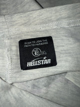 Hellstar Tee Heather Gray P2P Cross Purple/Green