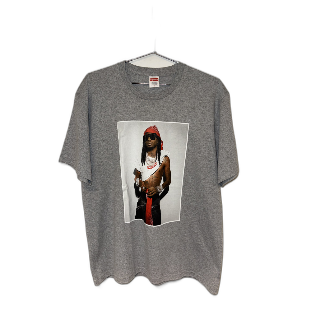 Supreme x Playboi Carti Tee Gray