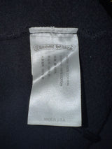 Chrome Hearts Hoodie Black Gold Glitter Vertical Logo