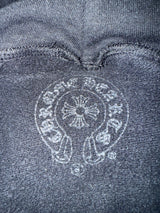 Chrome Hearts Hoodie Black Vertical Logo