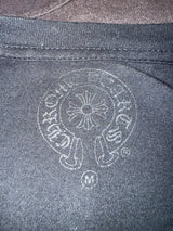 Chrome Hearts L/S Tee Black Cross Sleeve Print