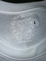 Chrome Hearts Tee White Scroll Banner