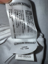 Chrome Hearts Tee White Scroll Banner