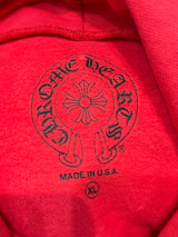 Chrome Hearts Hoodie Red Online Exclusive