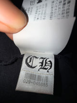 Chrome Hearts Tee Black Embroidered *PREOWNED*