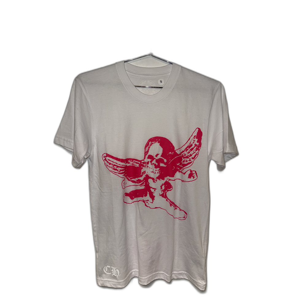 Chrome Hearts Tee White Joe Foti Pink