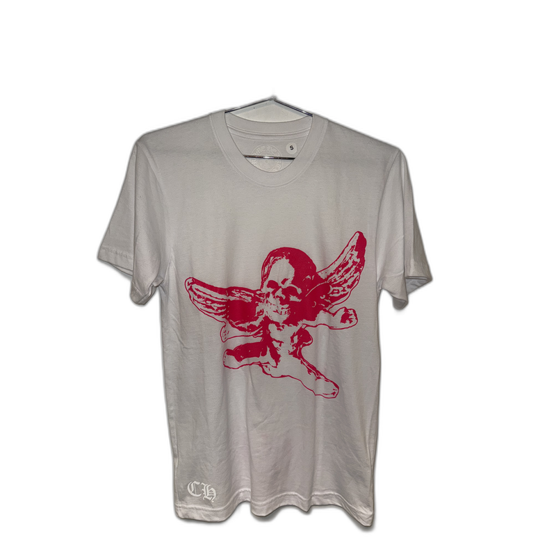 Chrome Hearts Tee White Joe Foti Pink