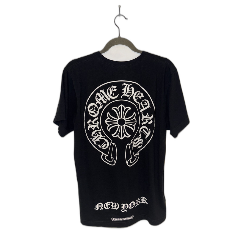 Chrome Hearts Tee Black Horseshoe New York