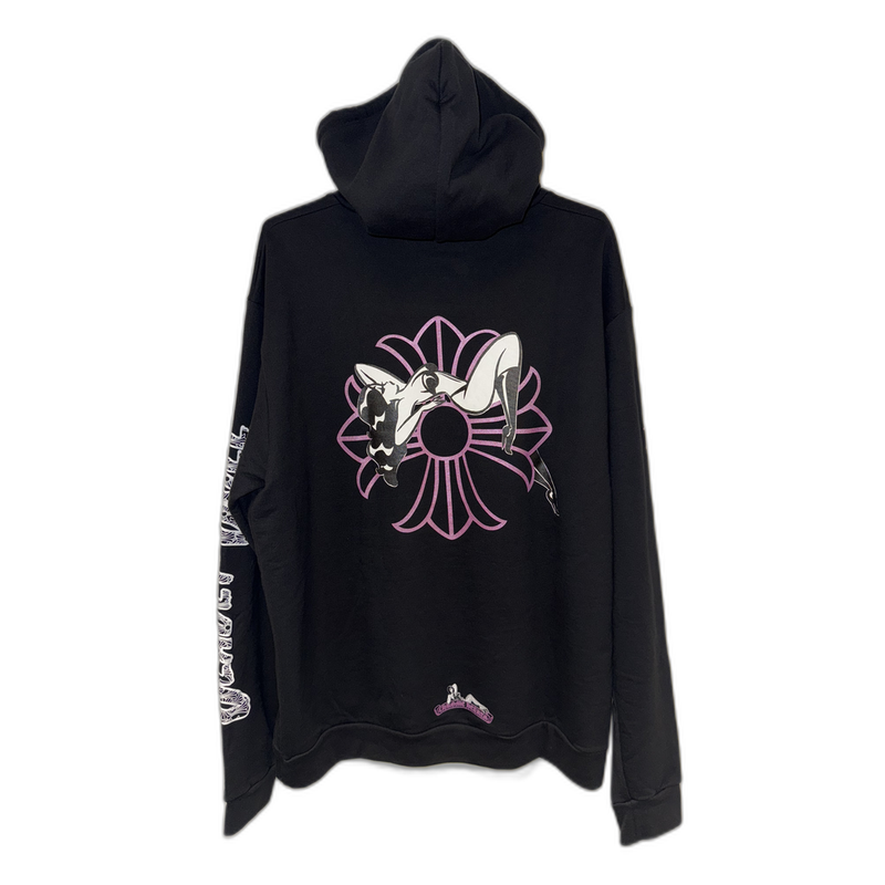 Chrome Hearts Hoodie Deadly Doll Glitter