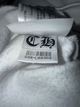 Chrome Hearts Hoodie White Eyechart Purple Dagger