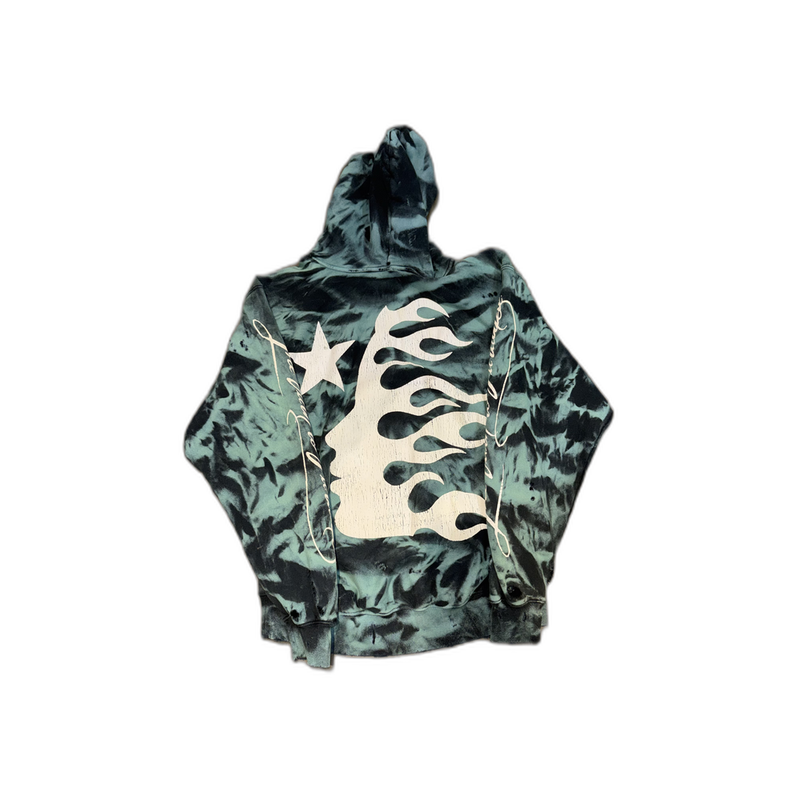 Hellstar Hoodie Green Marble