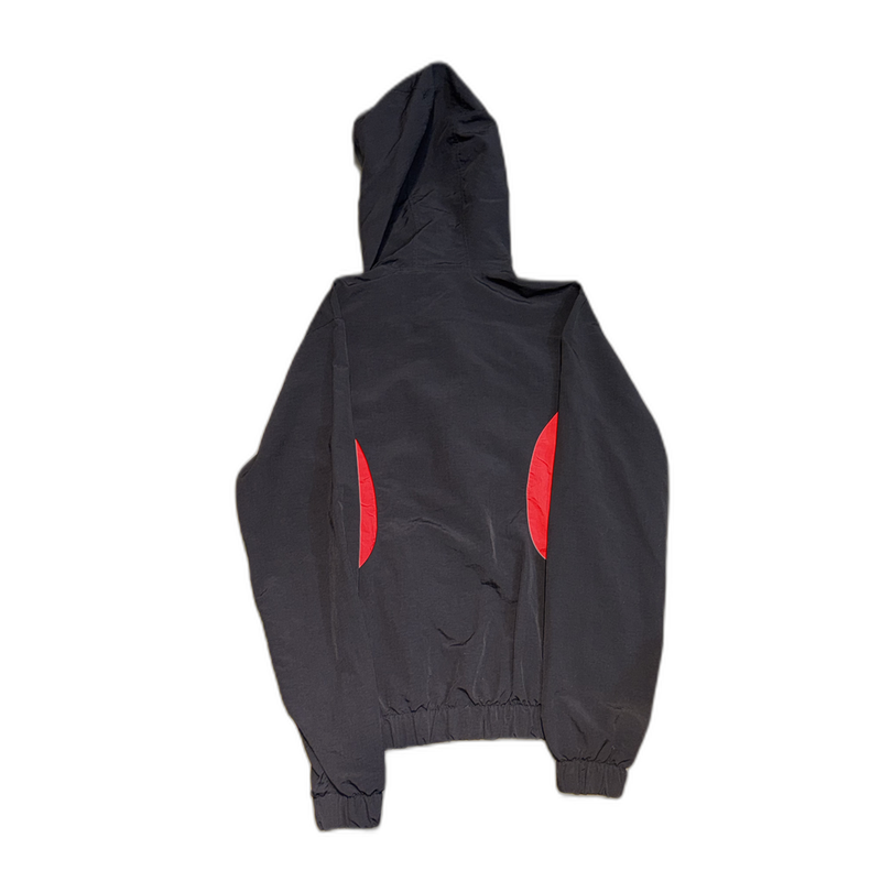 Hellstar Nylon Jacket Half Zip Black/Red *Unreleased*
