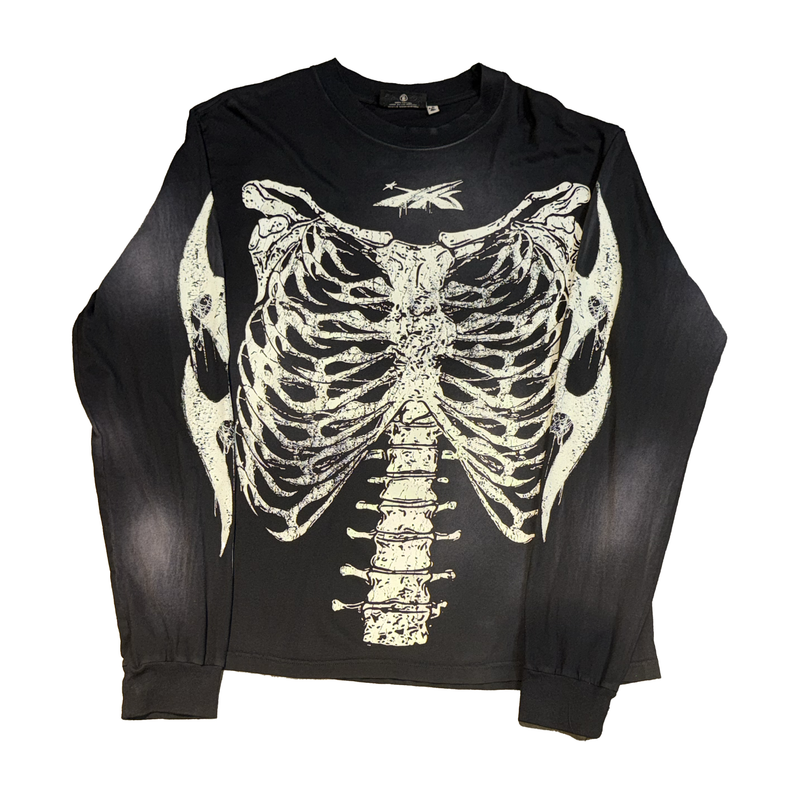 Hellstar L/S Tee Black Ribcage