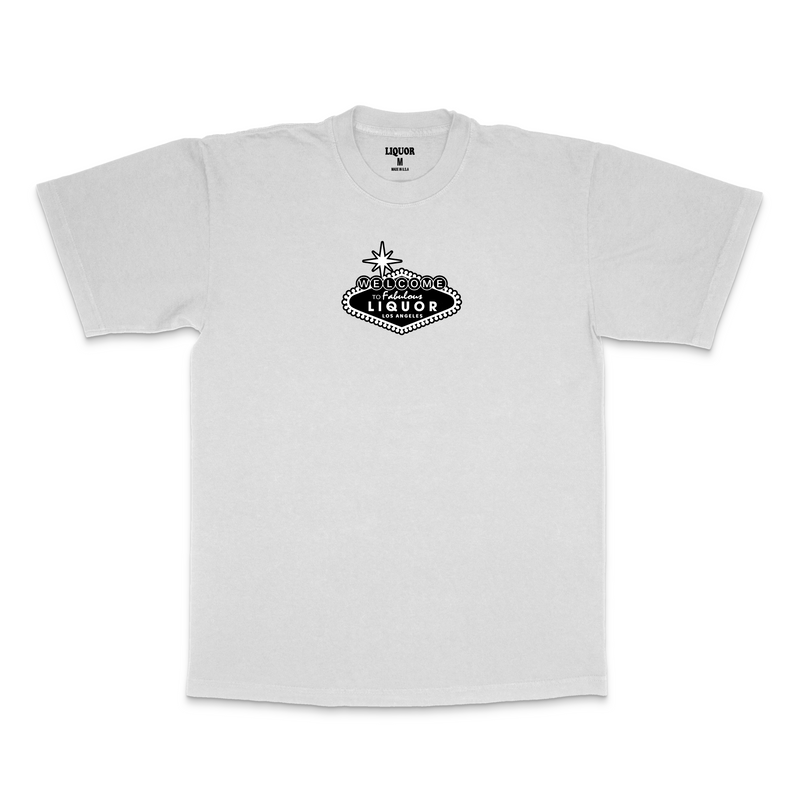 VEGAS LIQ TEE (WHITE)